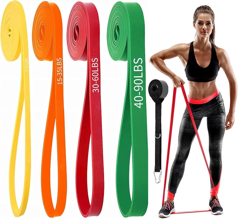 CINE Resistance Bands for Working Out, Pull Up Assist Bands Set, Workout for Women and Men, Exercise Bands,Training, Plasticity, Physical Therapy at Home/Gym - Image 1